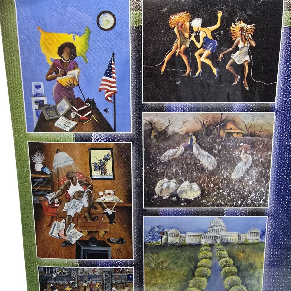 The Art of Annie Lee 2010 Calendar Obama Family Cover Barack Shades of Color New - Picture 7 of 10